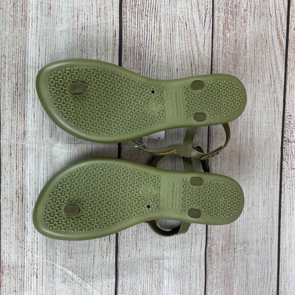 Ipanema Class Rockstar Women's 7 Sandals Green Beige - Picture 9 of 11